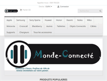 Tablet Screenshot of monde-connecte.com